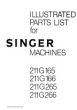 SINGER 211 Parts Book