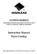 click HERE For HIGHLEAD GC0518 Parts & Instruction Manual