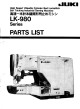 JUKI LK980 Parts Book Is HERE