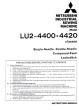 MITSUBISHI LU2 4400 & LU2 4420 Instruction Manual Is HERE