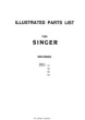 SINGER 20U53 & 20U63 Parts Book