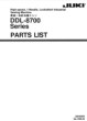 DDL8700 Parts Book